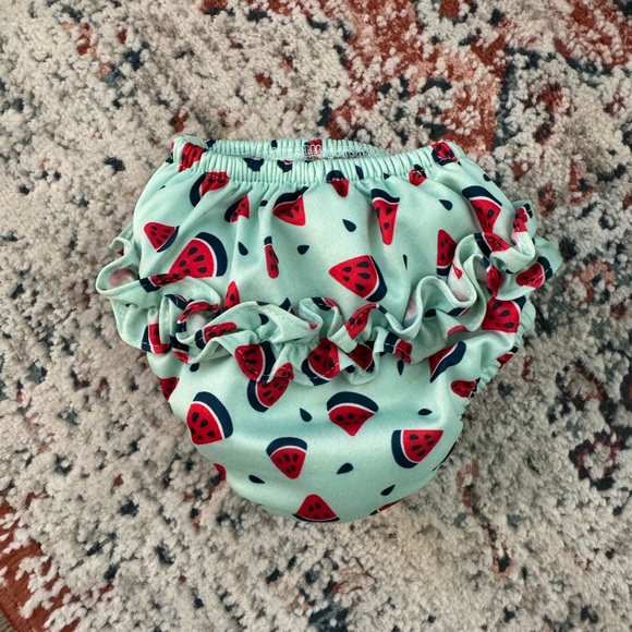 i play. Green Watermelon Print Kids Swim diaper - Picture 2 of 4